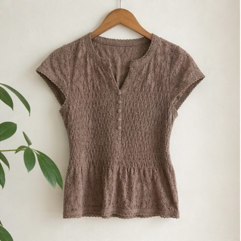 Taupe Tunic Blouse